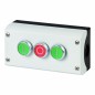 Kaseta sterownicza 3-otworowa z przyciskami zielony/czerwony/zielony IP65 M22-I3-M1 216532