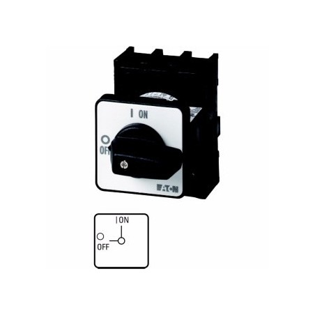 Łącznik krzywkowy 0-1 3P+N 32A do wbudowania P1-32/E/N 093456