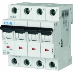 Wyłącznik nadprądowy 4P D 2A 6kA AC PL6-D2/4 166544