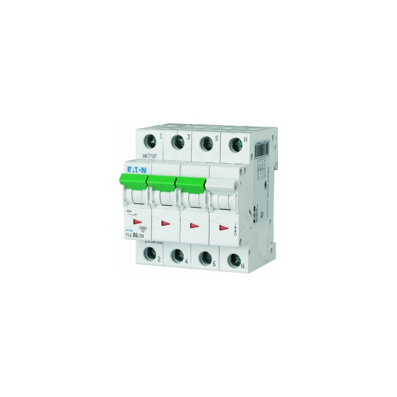 Wyłącznik nadprądowy 3P+N C 2A 6kA AC PL6-C2/3N 106905