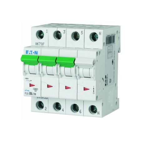 Wyłącznik nadprądowy 3P+N C 2A 6kA AC PL6-C2/3N 106905