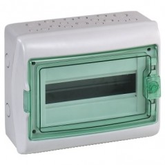 Obudowa natynkowa Kaedra IP65 KDR-1-12-NT-T drzwi transparentne 1 rząd 12 modułów/rząd