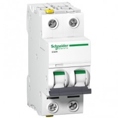 Wyłącznik nadprądowy 2P C 63A 6kA AC iC60N-C63-2 A9F04263