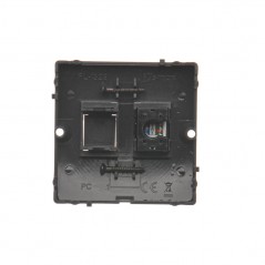 Simon Basic Gniazdo komputerowe RJ45 pojedyncze kategoria 5e (moduł) grafit matowy BMF51.02/28