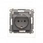 Simon 54 Premium Gniazdo Schuko do wersji IP44 z przeslonami (moduł) 16A, 250V białe DGSZ1BZ.01/11A