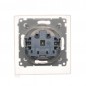 Simon 54 Premium Gniazdo Schuko do wersji IP44 z przeslonami (moduł) 16A, 250V białe DGSZ1BZ.01/11A