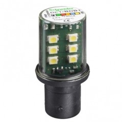 Dioda LED BA15d 24V biały DL1BDB1
