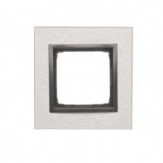 Simon 54 Nature Ramka pojedyncza metal INOX YANG DRN1/76