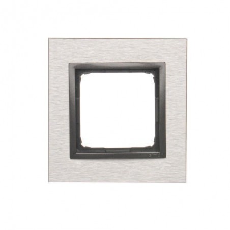 Simon 54 Nature Ramka pojedyncza metal INOX YANG DRN1/76