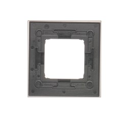 Simon 54 Nature Ramka pojedyncza metal INOX KLASYCZNY DRN1/77