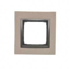 Simon 54 Nature Ramka pojedyncza beton - FUNDA MENTE DRN1/93