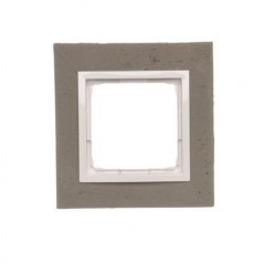 Simon 54 Nature Ramka pojedyncza beton - LA STRYKO DRN1/95