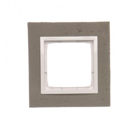 Simon 54 Nature Ramka pojedyncza beton - LA STRYKO DRN1/95