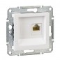 ASFORA Gniazdo komputerowe pojedyncze RJ45 kat.5e bez ramki białe EPH4300721