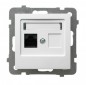 AS Gniazdo komputerowe pojedyncze RJ45 kat.5e MMC białe GPK-1G/K/m/00 AS Gniazdo komputerowe pojedyncze RJ45 kat.5e MMC białe GPK-1G/K/m/00