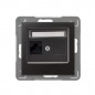 IMPRESJA Gniazdo komputerowe pojedyncze RJ45 kat.5e MMC antracyt GPK-1Y/K/m/50 IMPRESJA Gniazdo komputerowe pojedyncze RJ45 kat.5e MMC antracyt GPK-1Y/K/m/50
