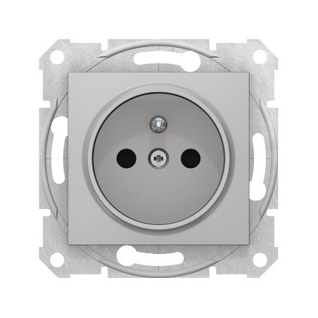 Sedna Gniazdo pojedyncze z/u 16A IP20 aluminium SDN2800160