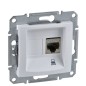 Sedna Gniazdo komputerowe pojedyncze RJ45 kat.5e UTP białe SDN4300121 Sedna Gniazdo komputerowe pojedyncze RJ45 kat.5e UTP białe SDN4300121