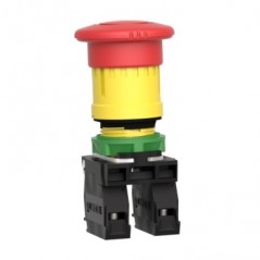 Przycisk bezpieczeństwa 22mm 1Z 1R IP66 przez obrót XB5AS8445
