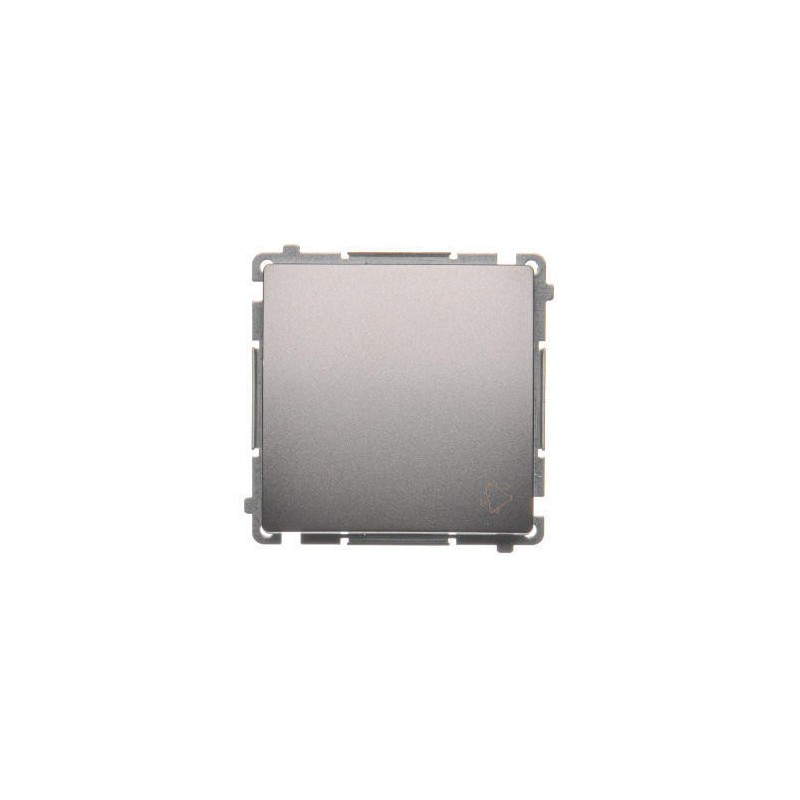 Simon Basic Przycisk /dzwonek/, szybkozłącza, stal inox BMD1.01/21