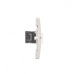 Simon Basic Gniazdo komputerowe pojedyncze RJ45 kat.5e białe BMF51.02/11