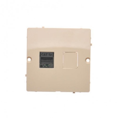 Simon Basic Gniazdo komputerowe pojedyncze RJ45 kat.5e beżowe BMF51.02/12