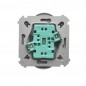 Simon Basic Gniazdo podwójne z/u 16A IP20 stal inox BMGZ2M.01/21