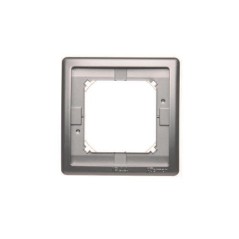 Simon Basic Standard Ramka bryzgoszczelna pojedyncza IP44 z uszczelką stal inox BMR1B/21