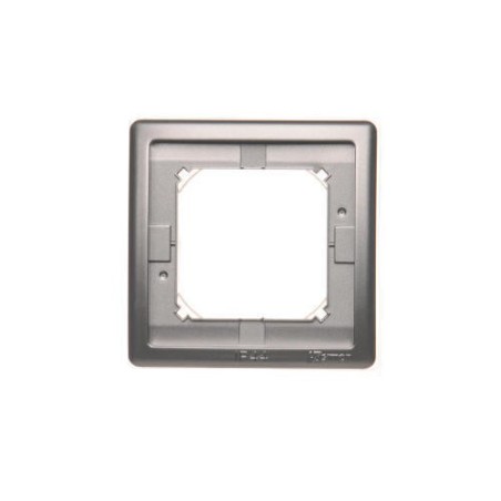 Simon Basic Standard Ramka bryzgoszczelna pojedyncza IP44 z uszczelką stal inox BMR1B/21