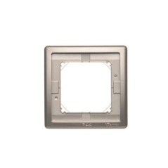 Simon Basic Standard Ramka bryzgoszczelna pojedyncza IP44 z uszczelką satynowa BMR1B/29