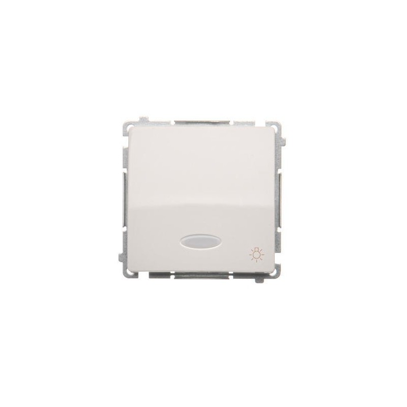Simon Basic Przycisk /światło/ z podświetleniem, szybkozłącza, biały BMS1L.01/11 Simon Basic Przycisk /światło/ z podświetleniem, szybkozłącza, biały BMS1L.01/11