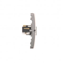 Simon Basic Gniazdo telefoniczne pojedyncze RJ11 stal inox BMTF1.02/21
