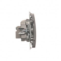 Simon Basic Gniazdo antenowe RD/TV końcowe separowane stal inox BMZAR1/1.01/21
