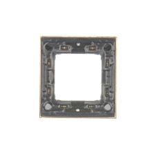 Simon 54 Premium Ramka pojedyncza metalowa złoto DR1/66