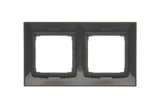 Simon 54 Premium Ramka podwójna brąz mat DR2/46
