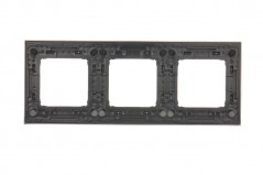 Simon 54 Premium Ramka potrójna metalowa miedź rustykalna DR3/36