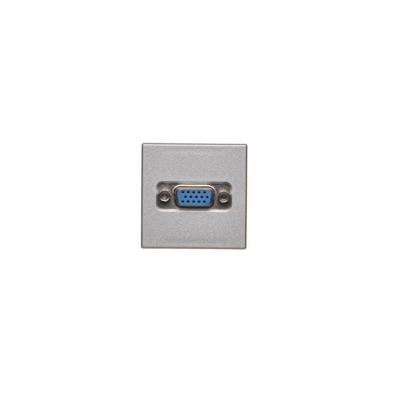 Simon Connect Gniazdo K45 video VGA /D-Sub15/ anodyzowane aluminium K100B/8