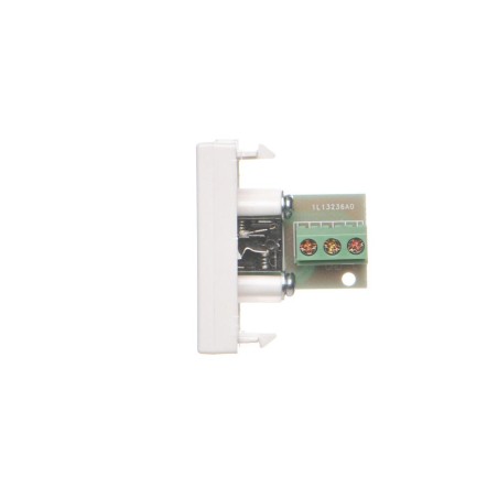 Simon Connect Gniazdo K45/2 audio żeńskie 3,5mm stereo mini-jack czysta biel K123B/9