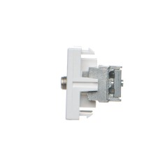 Simon Connect Gniazdo K45 antenowe RTV/SAT czysta biel K130A/9