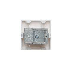 Simon Connect Gniazdo K45 antenowe RTV/SAT czysta biel K130A/9