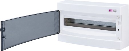 Rozdzielnica modułowa 1x18 natynkowa drzwi dymne / IP 40 400V AC / ECT18PT-s 001101068