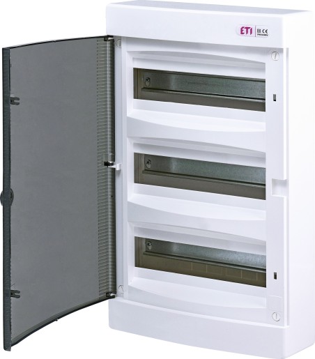 Rozdzielnica modułowa 3x12 natynkowa drzwi dymne / IP 40 400V AC / ECT36PT-s 001101070