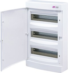 Rozdzielnica modułowa 3x12 natynkowa drzwi białe / IP 40 400V AC / ECT36PO-s 001101073