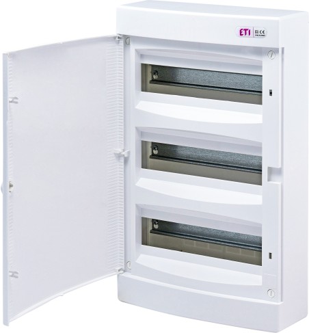 Rozdzielnica modułowa 3x12 natynkowa drzwi białe / IP 40 400V AC / ECT36PO-s 001101073