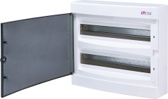 Rozdzielnica modułowa 2x18 natynkowa drzwi dymne / IP 40 400V AC / ECT 2X18PT-s 001101085