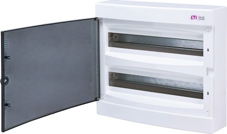 Rozdzielnica modułowa 2x18 natynkowa drzwi dymne / IP 40 400V AC / ECT 2X18PT-s 001101085