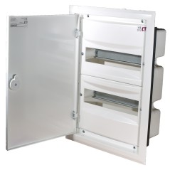 Rozdzielnica modułowa 2x12 podtynkowa /drzwi metal/ IP40 ERP12-2 DIDO 001101202
