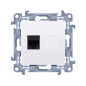 Simon 10 Gniazdo komputerowe pojedyncze RJ45 kat.6 ekranowane biały C61E.01/11 Simon 10 Gniazdo komputerowe pojedyncze RJ45 kat.6 ekranowane biały C61E.01/11