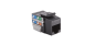 Simon Connect Wkład gniazda komputerowego pojedynczy RJ45 kat.6 nieekranowany czarny CJ645U UTP