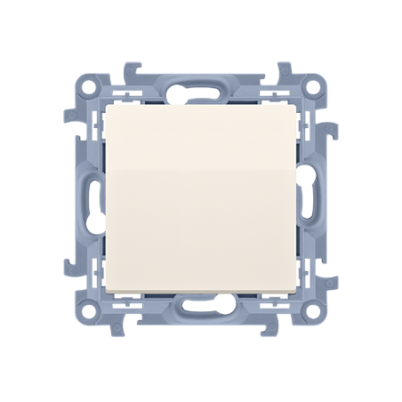 Simon 10 Łącznik jednobiegunowy 10AX IP20 kremowy CW1.01/41